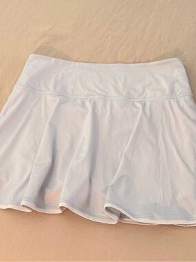 White Athletic pickleball/tennis skort